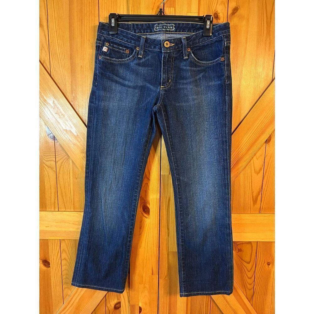 BIG STAR Dark Wash Straight Jeans Size 27R (5135)